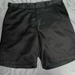 Black Haggar Golf Shorts
